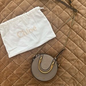 Chloé Suede Mini Pixie Bag - Grey